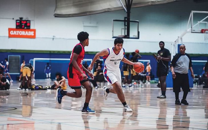 BANYAK BELAJAR: Halmaherano bersama DBL Indonesia All-Star 2023 melawan Next Level 24 dalam turnamen Chicago Summer Jam.