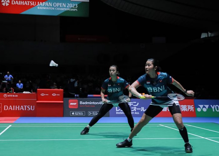 Ganda putri Febriana Dwipuji Kusuma/Amallia Cahaya Pratiwi terhenti pada babak perempat final Japan Open 2023 setelah dikalahkan Kim So Yeong/Kong Hee Yong (Korea Selatan) di Tokyo, Jumat (28/7).