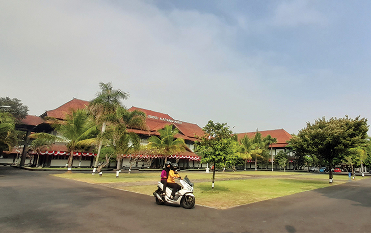 PUSAT PEMERINTAHAN: Kantor Bupati Karanganyar yang belum direvitalisasi sejak 30 tahun terakhir.