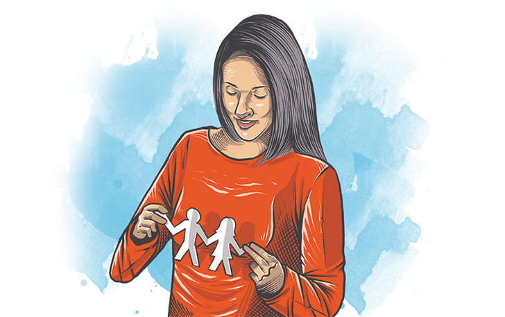 Ilustrasi pengawasan orang tua saat anak mulai pacaran.