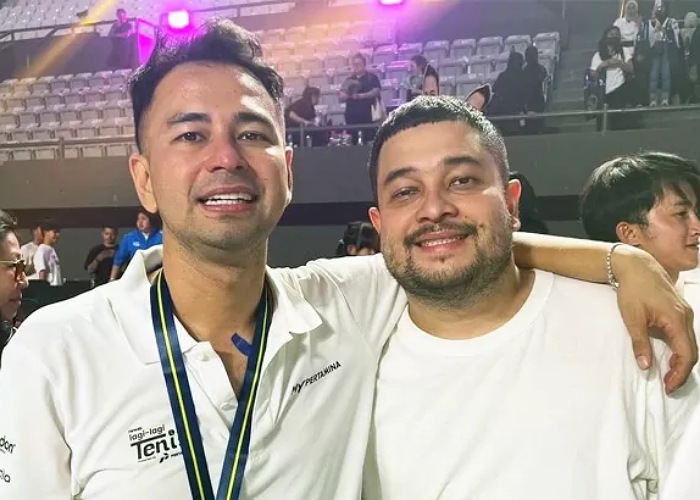 Raffi Ahmad bersama Muhammad Sadad, pemilik Erigo.