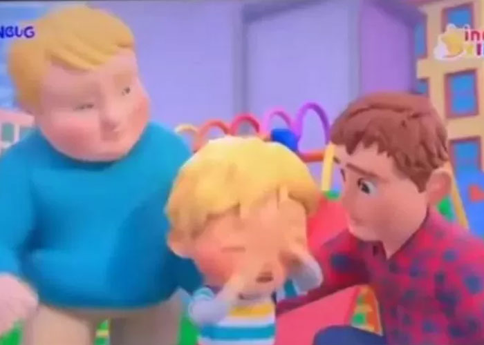 Cuplikan kartun anak di kanal YouTube yang diduga mengandung unsur LGBT.