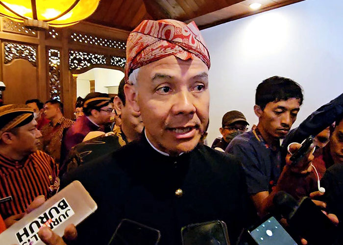 Gubernur Jawa Tengah Ganjar Pranowo.