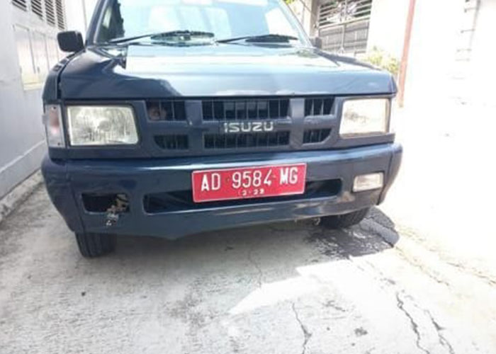 Mobil dinas DLH  wonogiri yang raib dicuri.