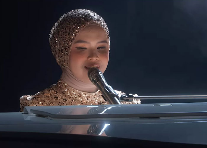Penampilan Putri Ariani saat semifinal AGT 2023.