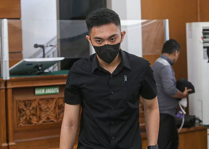 Terdakwa kasus penganiayaan terhadap Cristalino David Ozora, Mario Dandy Satriyo.