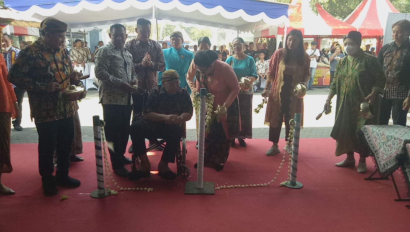 Raja Keraton Solo PB XIII Hangabehi membuka Sekaten yang dipusatkan di Alun-Alun Utara, Jumat (8/9/2023). (SILVESTER KURNIAWAN/RADAR SOLO)
