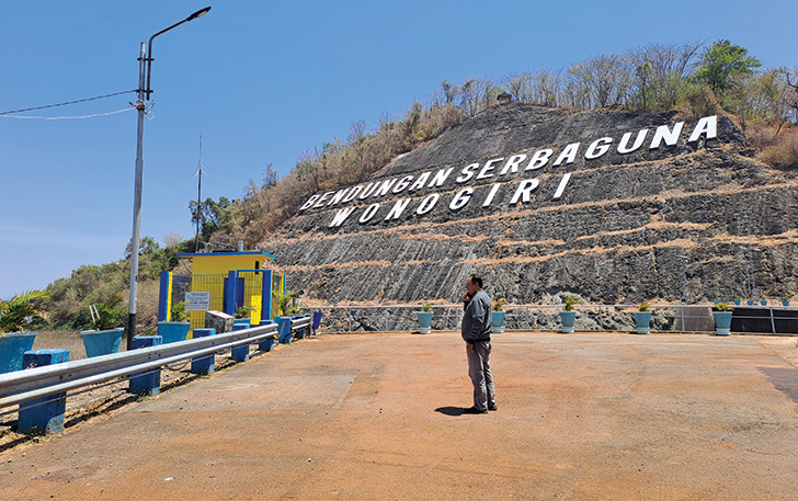 TAMPUNG AIR: Debit di Waduk Gajah Mungkur disebut masih aman hingga kemarau berakhir yang diprediksi November mendatang.