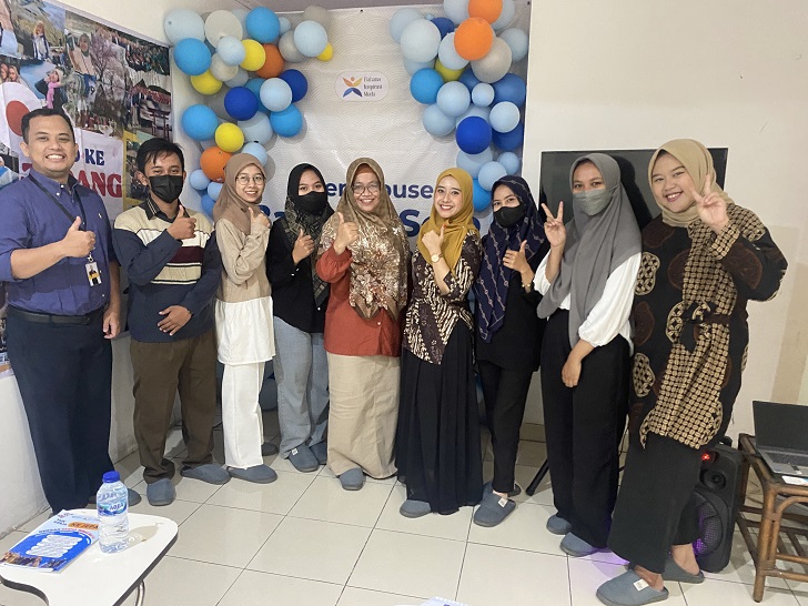 Open House LPK Bahana Inspirasi Muda Solo dihadiri perwakilan dosen Poltekkes Kemenkes Malang.