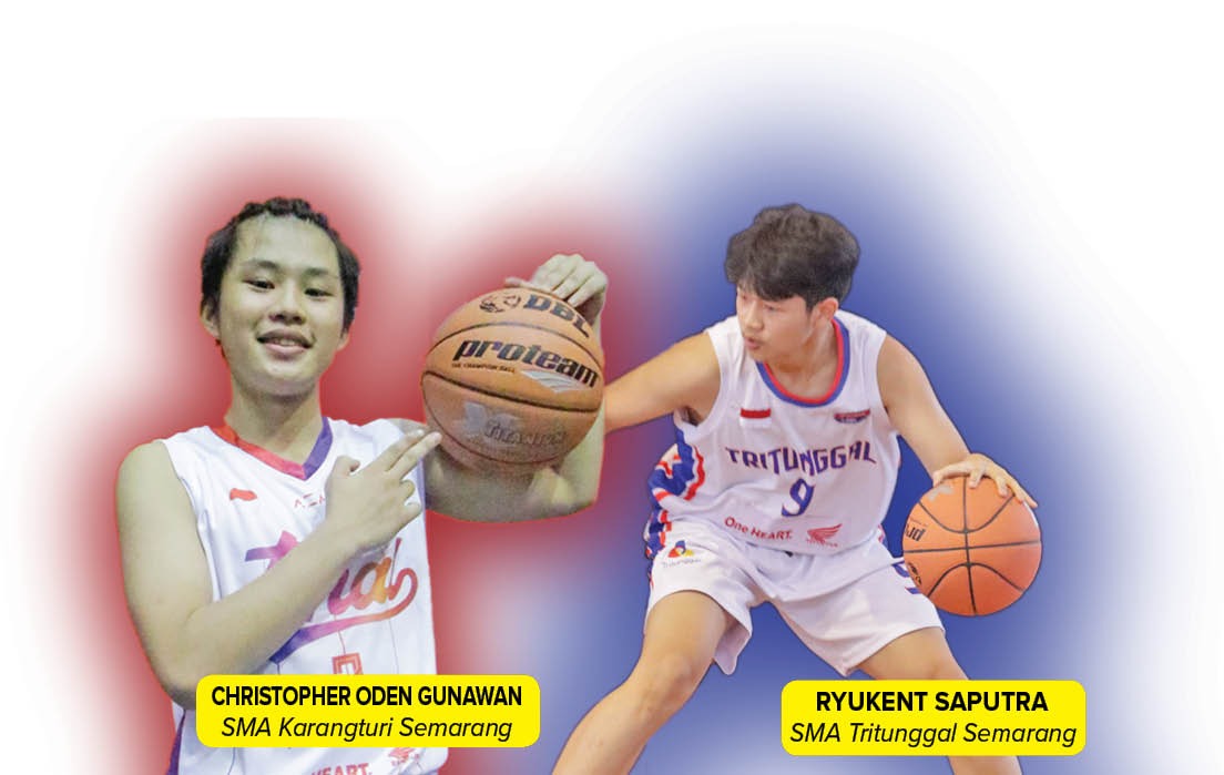 SMA Karangturi Semarang akan menantang SMA Tritunggal di final Honda DBL Central Java series musim ini. (M. IHSAN/RADAR SOLO)