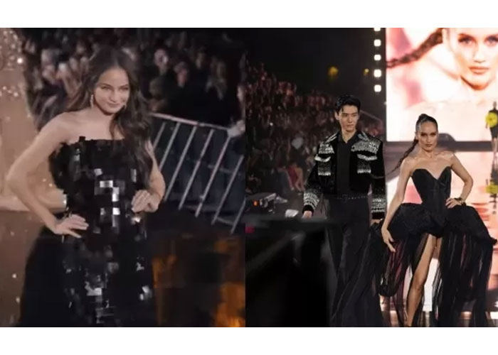 Penampilan memukau Enzy Storia dan Cinta Laura saat melenggang di runaway Paris Fashion Week 2023.