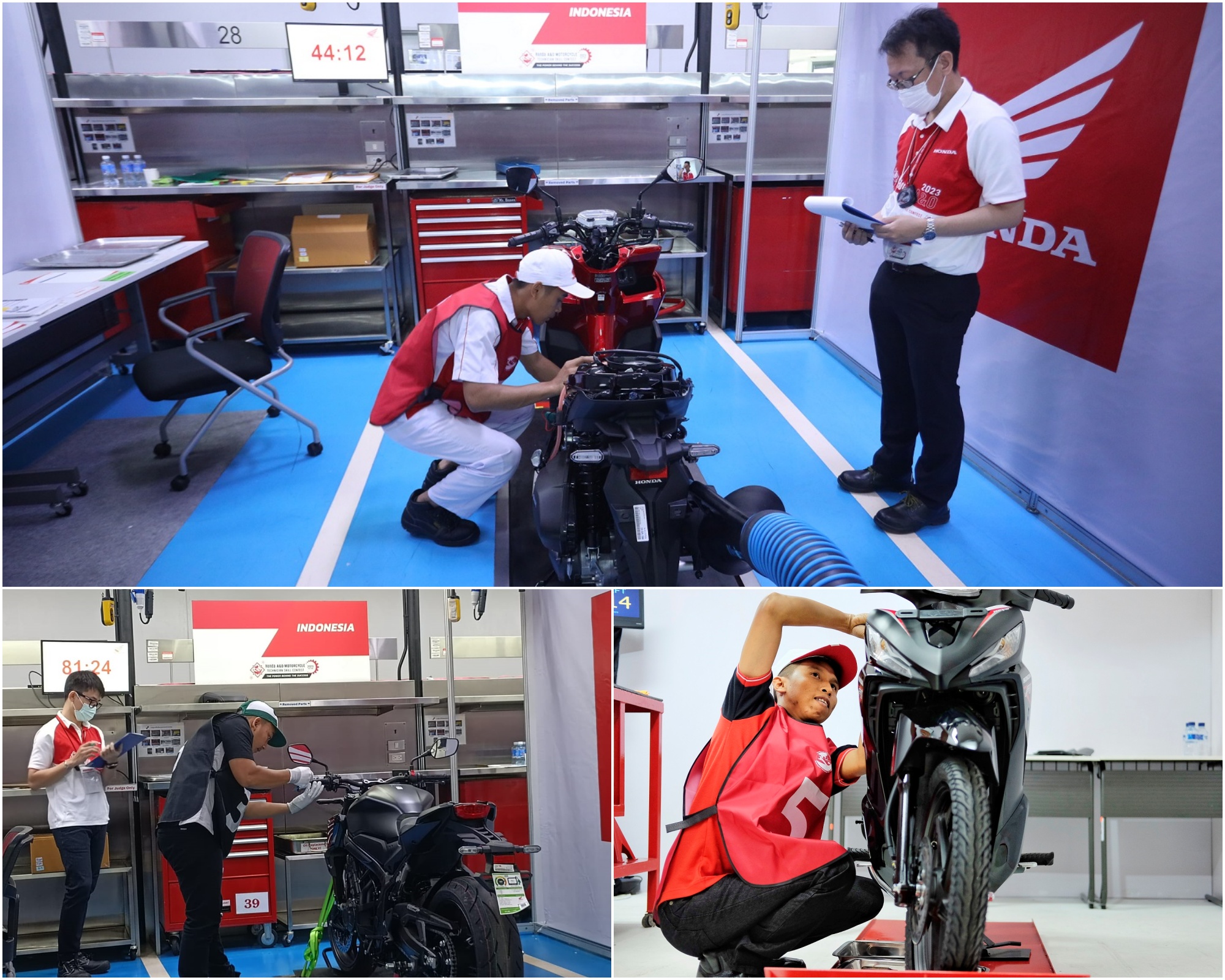 Teknisi  sepeda motor Honda dari Indonesia tengah bersiap diri mengikuti kompetisi internasional Honda Global Technician Contest Motorcycle (GTC) 2023, di Honda Technical College Kanto, Tokyo, Jepang.