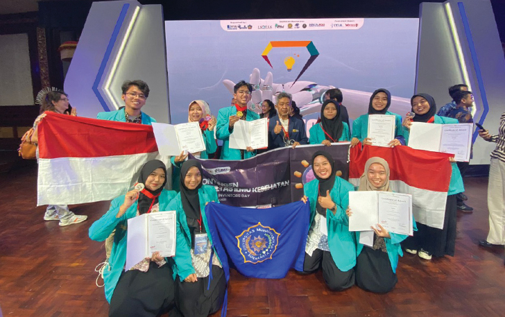 BERPRESTASI: Mahasiswa UMS di Denpasar Bali dalam Indonesia Inventors Day (IID) 2023.