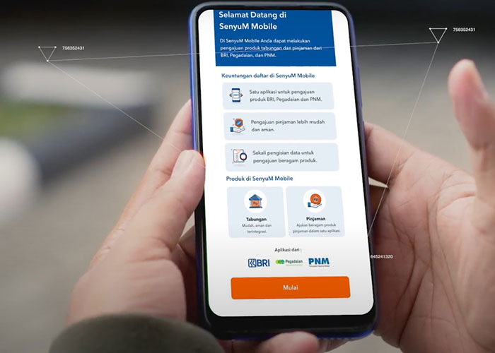 Aplikasi Senyum Mobile mendorong pelaku usaha ultra mikro cepat naik kelas.