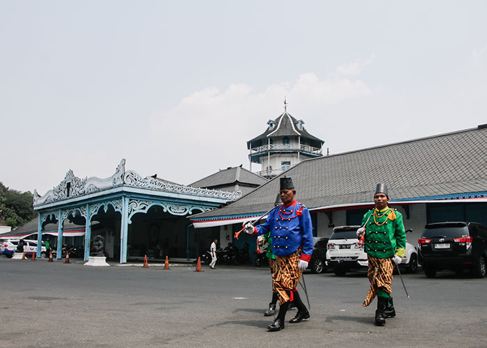 Ilustrasi Keraton Kasunanan Surakarta.