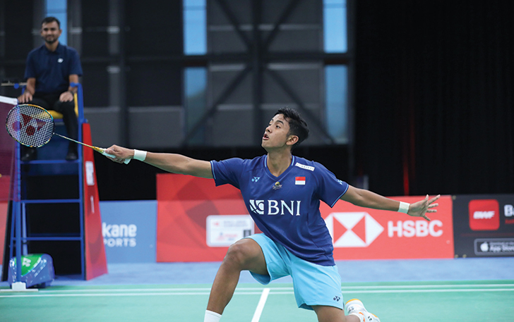 DUTA BANGSA: Alwi Farhan saat terjun di ajang BWF World Junior Championship di Amerika (8/10).