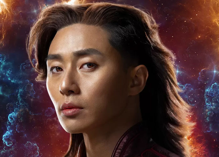 Poster karakter Park Seo Joon sebagai Prince Yan di film The Marvels.