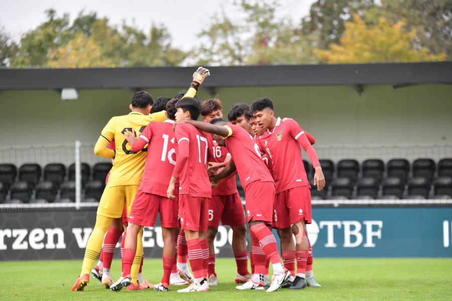 Timnas Indonesia saat menjalani training camp di Jerman. (DOC. PSSI)