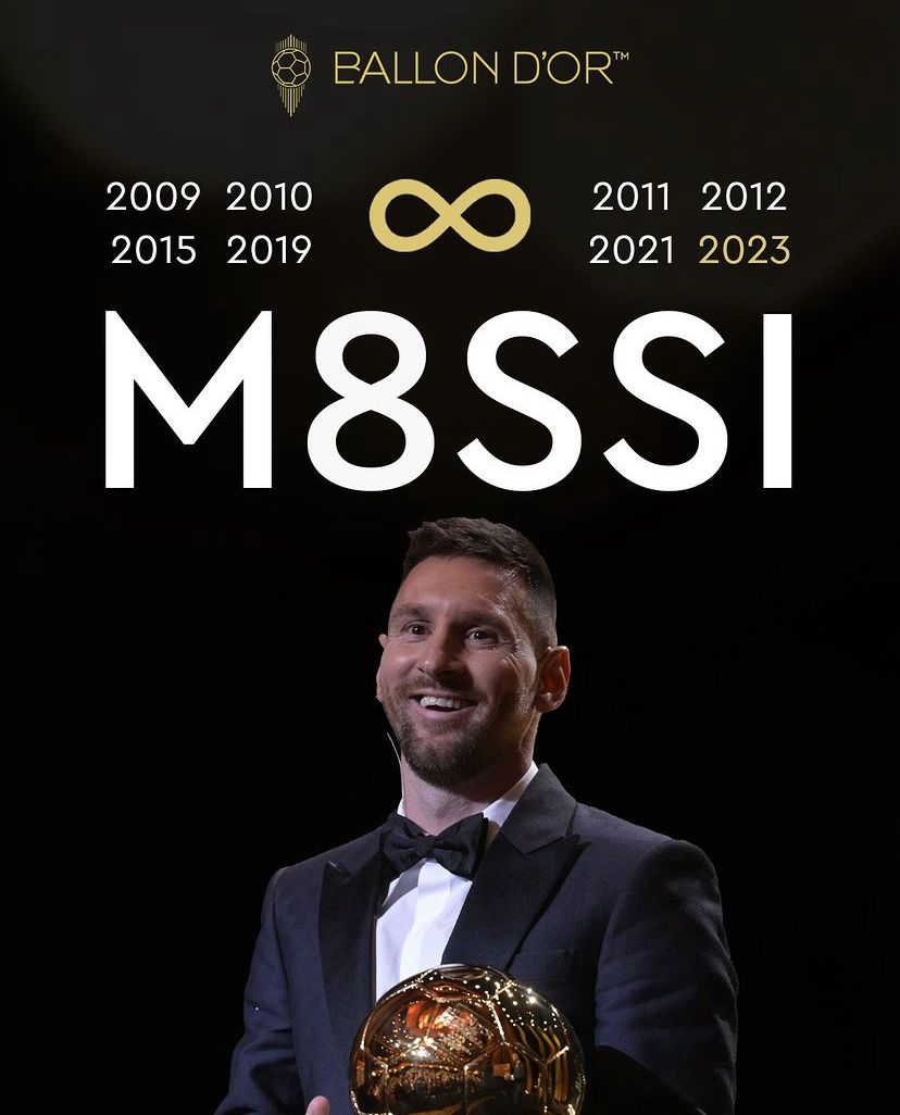 Lionel Messi berhasil meraih Ballon d
