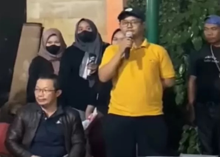 Suami terduga pelaku arisan bodong melakukan mediasi dengan korban.