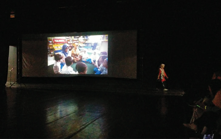 FOKUS: Nonton bareng digelar di Taman Budaya Jawa Tengah.