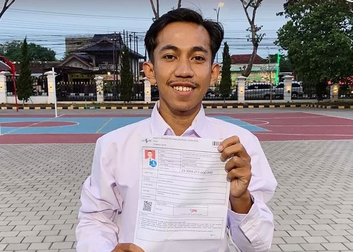 Muhammad Bani Malik meraih rekor nilai tertinggi tes SKD CPNS Kemenkumham Jateng.