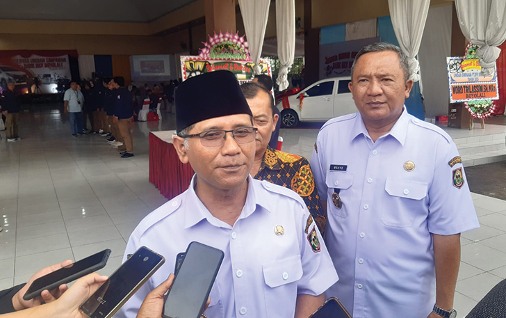 Bupati Boyolali M. Said Hidayat saat ditemui di Gedung Cendana, Boyolali Kota.