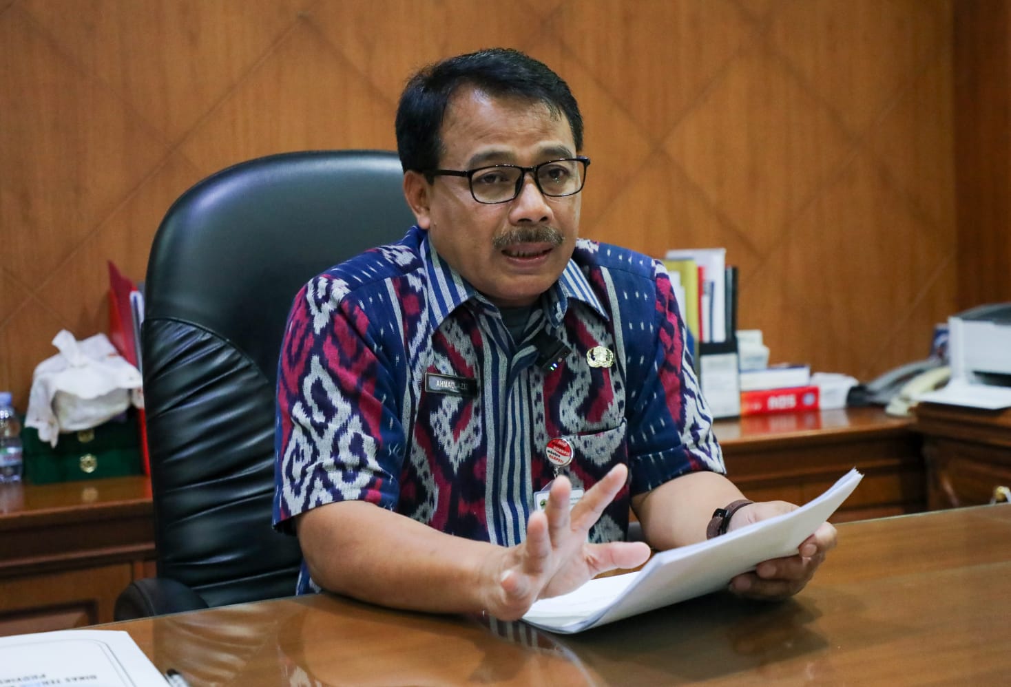 Kepala Dinas Tenaga Kerja dan Transmigrasi Provinsi Jateng Ahmad Azis.