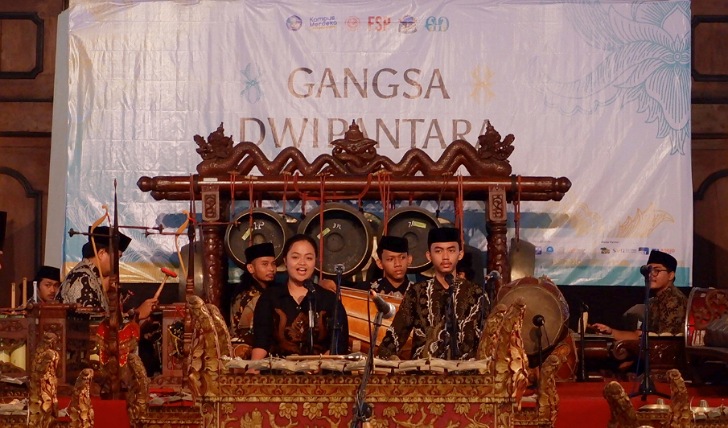 Festival Gamelan bertajuk Gangsa Dwipantara sukses digelar Institut Seni Indonesia (ISI) Surakarta di Pendapa Ageng GPH Joyokusumo, Selasa (21/9/2023).
