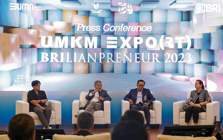 BRI kembali menggelar pameran  BRI UMKM EXPO(RT) BRILIANPRENEUR yang mengambil tema &ldquo;Crafting Global Connection&rdquo; atau merakit koneksi global.