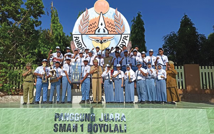 Siswa berprestasi SMAN 1 Boyolali