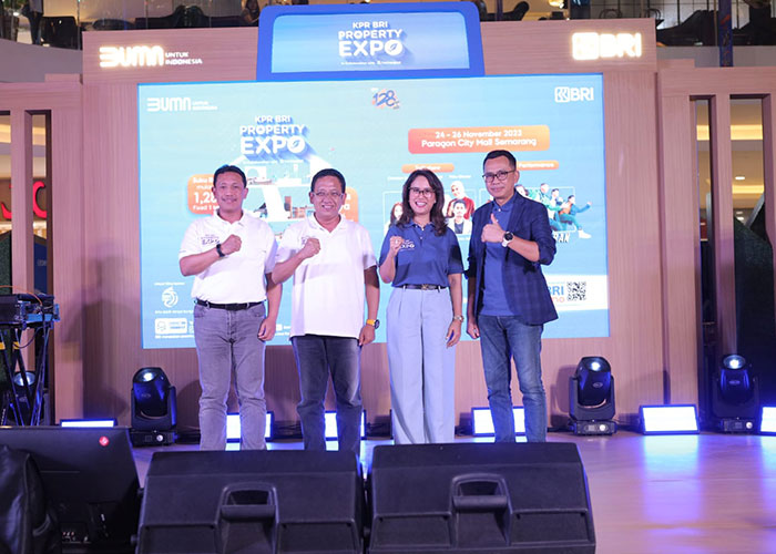 KPR BRI Property Expo 2023 dibuka di Semarang.