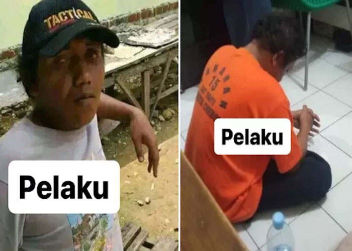 Amrinudin, tukang pijat pelaku penculikan dan pencabulan bayi.