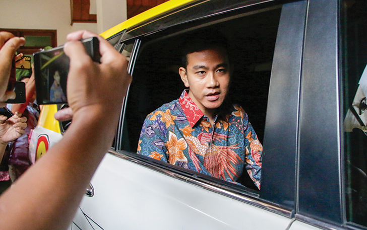 Gibran tidak hadiri sidang perdana terkait gugatan perdata perbuatan melawan hukum di Pengadilan Negeri Solo.