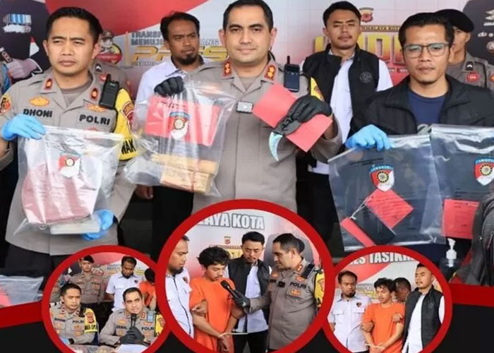 Penangkapan HP, terduga pelaku pembunuhan gadis muda di Tasikmalaya.
