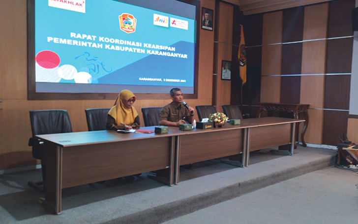 RAKOR: Sosialisasi percepatan digitalisasi dan penyelamatan arsip penting.