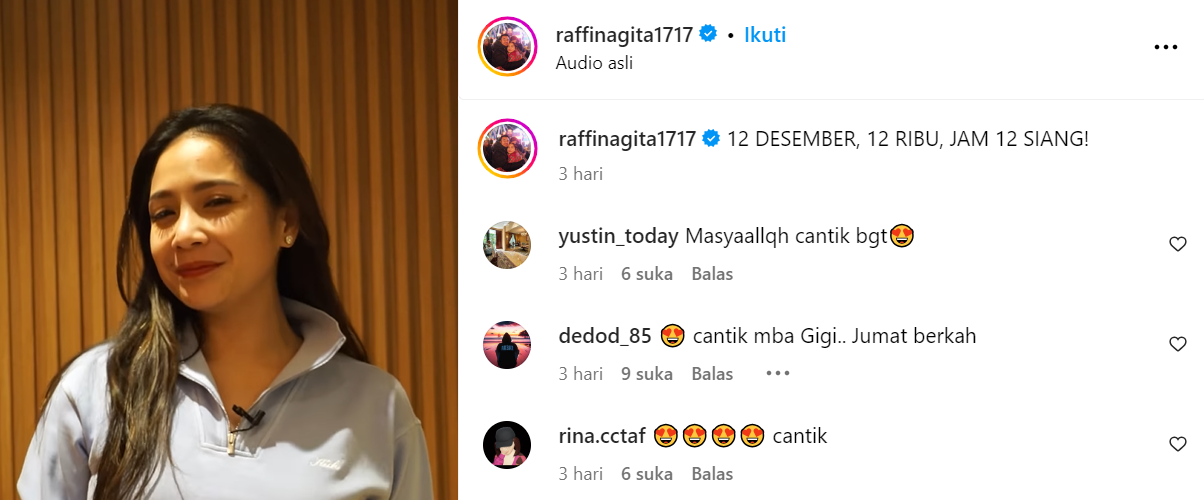 Capture Instagram Nagita Slavina