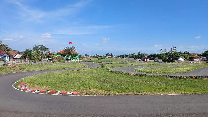 Sirkuit di Butuh, Kecamatan Mojosongo, Kabupaten Boyolali. (RAGIL LISTIYO/RADAR SOLO)