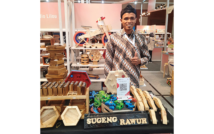 Nugroho Sigit Riyadi, pemilik brand Pancal Bike yang ikut dalam UMKM EXPO(RT) BRILIANPRENEUR 2023.
