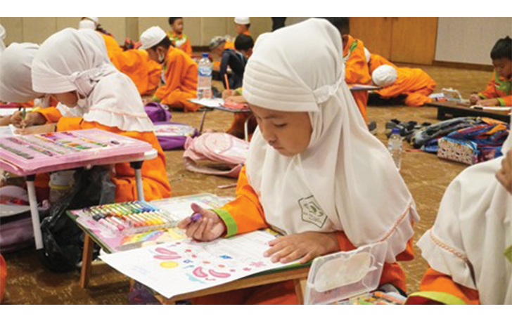 ASTON Solo Hotel gelar lomba mewarnai, Selasa (12/12/2023).