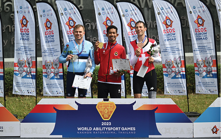 JUARA: Muhammad Fadli Imaduddin dalam World Abilitysport Games (WAG) 2023.