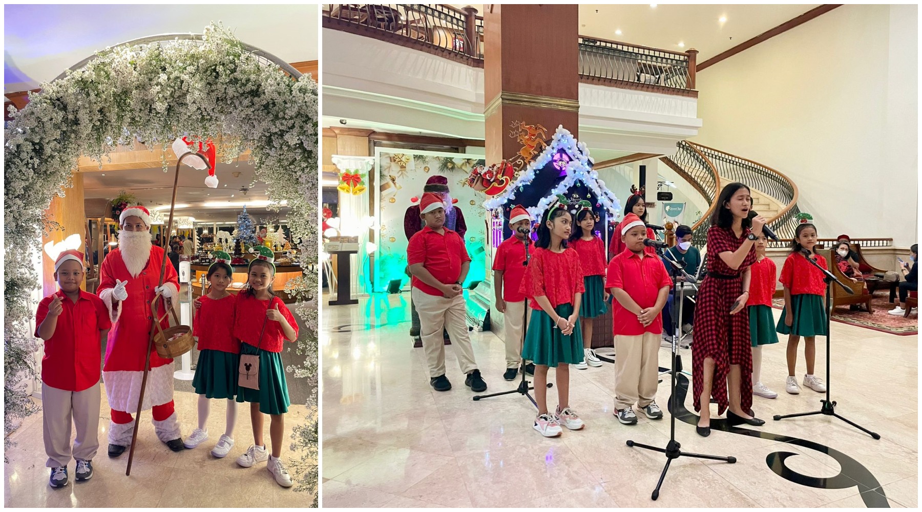 Santa Claus dan Children Choir Soli Deo bakal memeriahkan Natal di Lobby dan Narendra Restaurant The Sunan Hotel Solo, pada Senin, 25 Desember 2023.