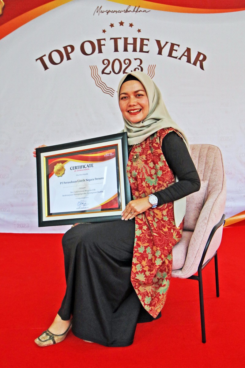 Manager PT PLN Unit Pelaksana Pelayanan Pelanggan (UP3) Sukoharjo Aryta Wulandari