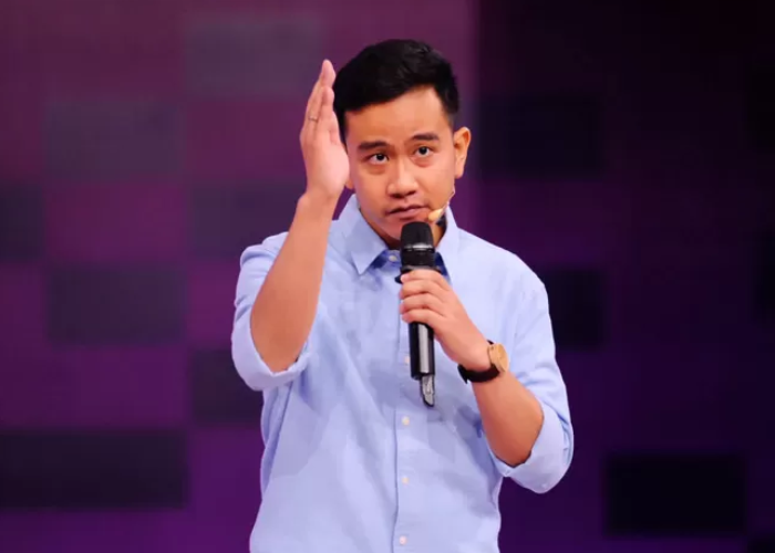Gibran Rakabuming Raka saat tampil dalam debat cawapres, Jumat (22/12) lalu.