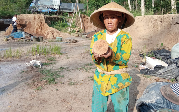 Temuan artefak kuno di Dusun Kropakan, Desa Mranggen, Kecamatan Jatinom, Klaten