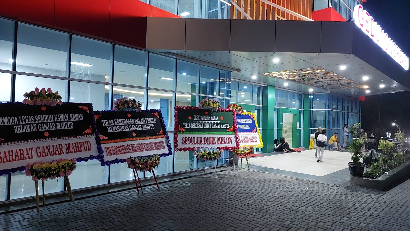 Gedung Merbabu Rumah Sakit Pandan Arang Boyolali tempat relawan Ganjar-Mahfud dirawat.