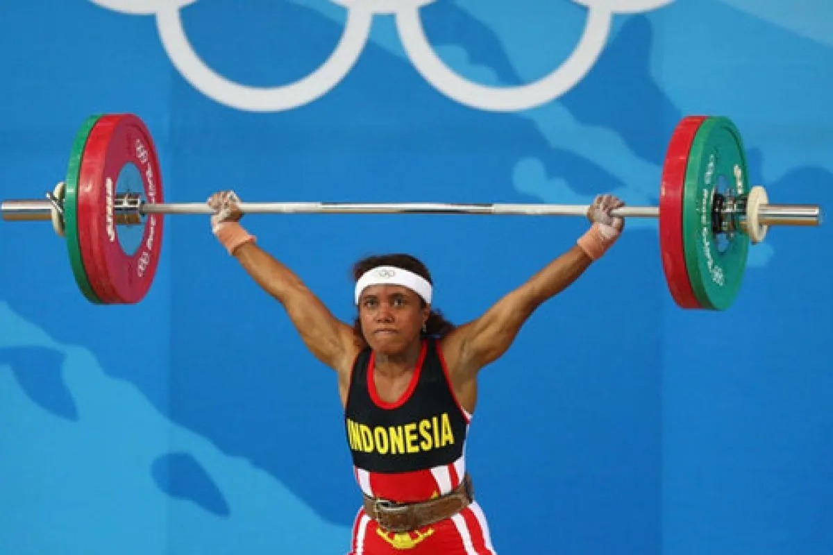 Lisa Ramea semasa hidup. Lifter legendaris ini meninggal dunia di Papua.