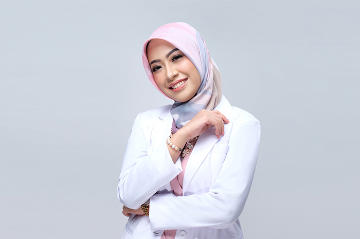 dr. Aisya Fikritama, Sp.A memberikan penjelasan tentang luka di kulit bayi yang susah hilang.