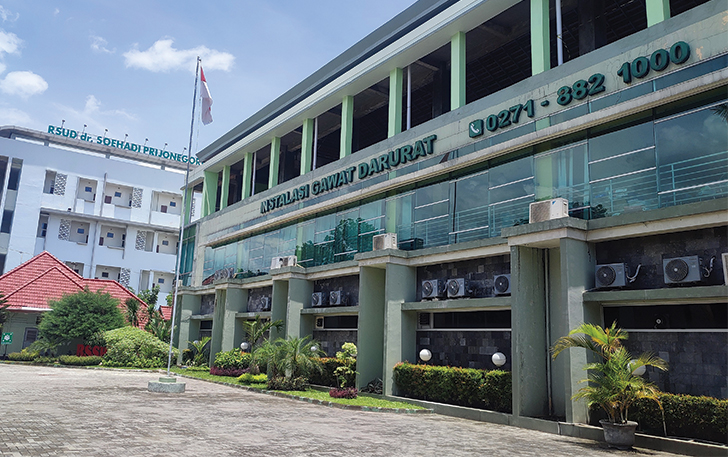 MILIK PEMERINTAHAN: RSUD dr. Soehadi Prijonegoro Sragen.