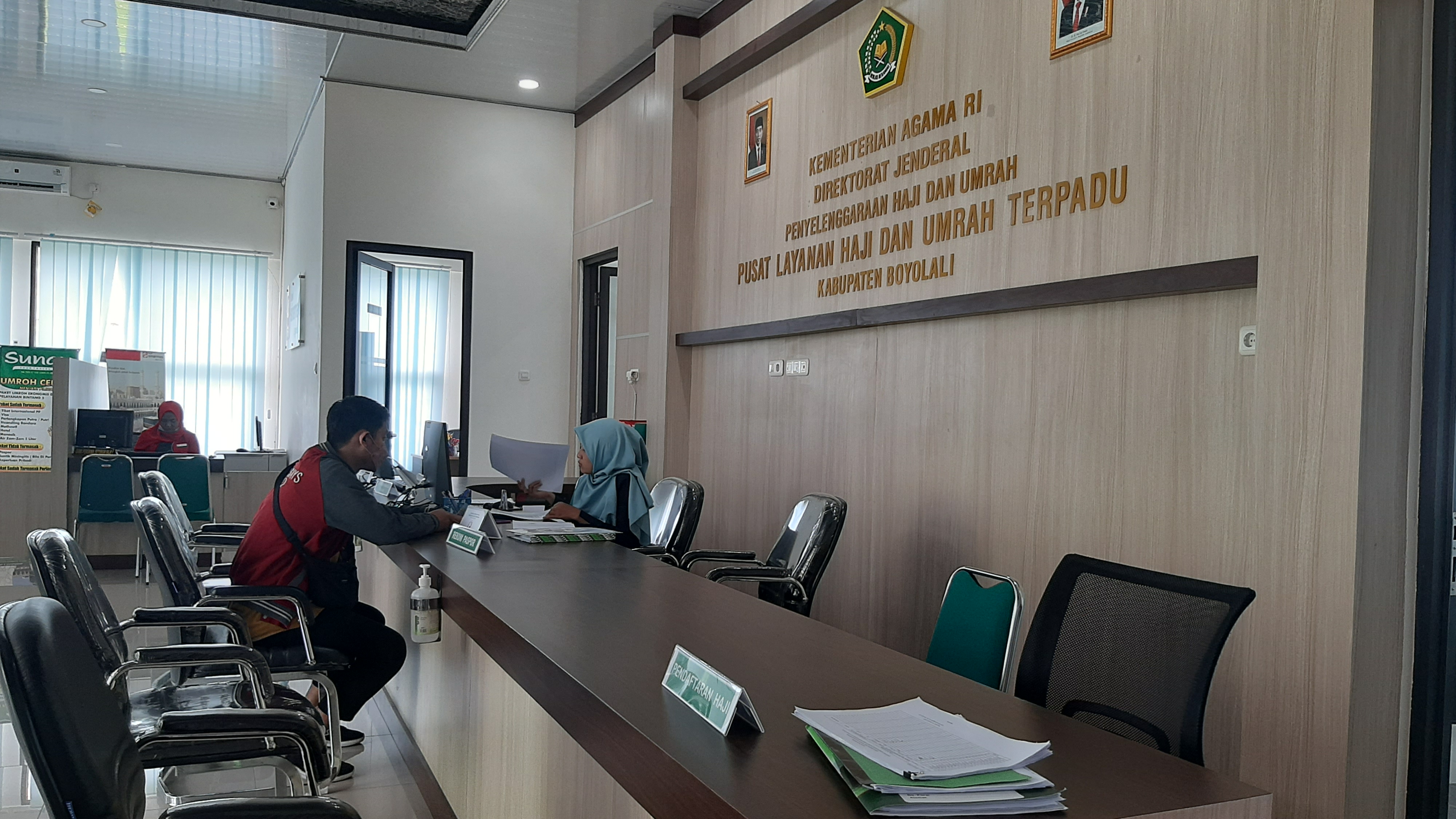 Kantor pelayanan haji dan umrah (PHU) Kantor Kemenag Boyolali.